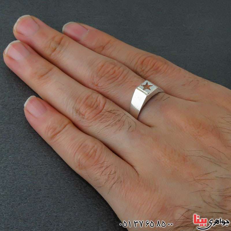 انگشتر نقره مردانه حرز امام جواد (ع) _کد:22154