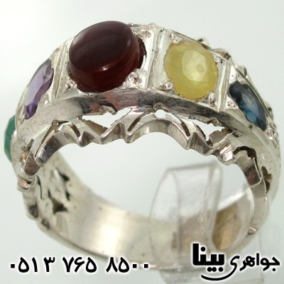 انگشتر چند جواهر طرح ماهاراجه مردانه