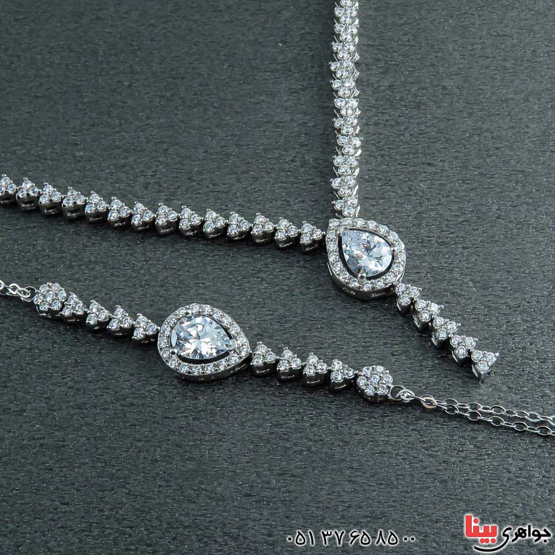 سرویس نقره سولیتر پرنس رودیوم زنانه _کد:22585