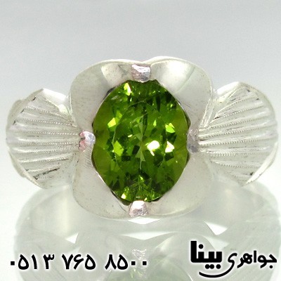 انگشتر زبرجد چهار چنگ مردانه