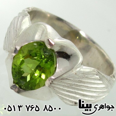 انگشتر زبرجد چهار چنگ مردانه