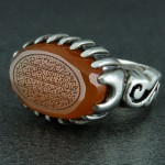 خطی مردانه با حکاکی آیت الکرسی _کد:22659