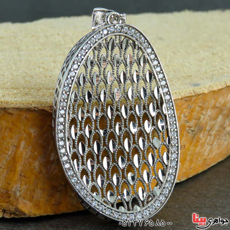 سرویس نقره طرح برگ رودیوم زنانه _کد:22681