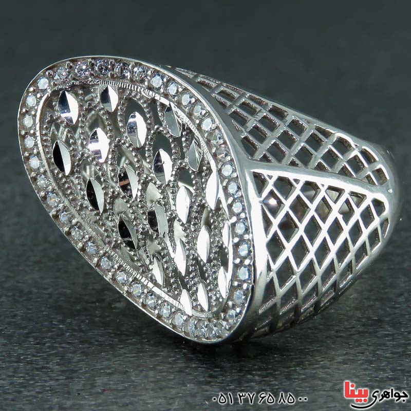 سرویس نقره طرح برگ رودیوم زنانه _کد:22681