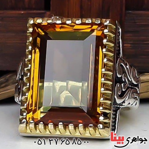 انگشتر الکساندریت زیبا و درشت فاخر مردانه _کد:22686