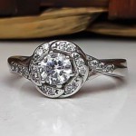 پرنس تک نگین رودیوم زنانه _کد:22696