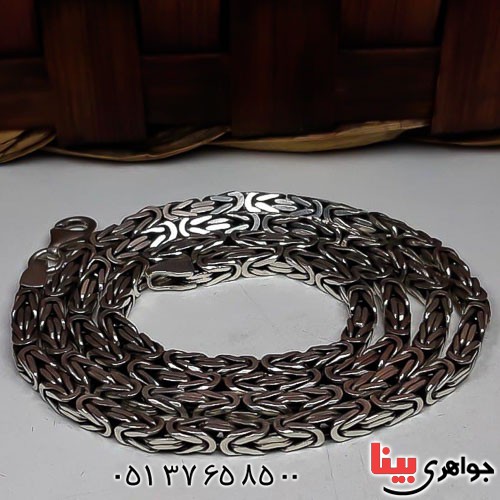 زنجیر نقره کرال فاخر _کد:22735