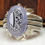 کبود خطی با حکاکی یا مهدی _کد:22764