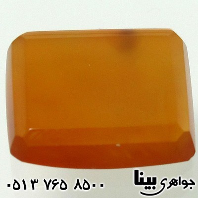 نگین انگشتر عقیق شرف الشمس یمنی مستطیلی