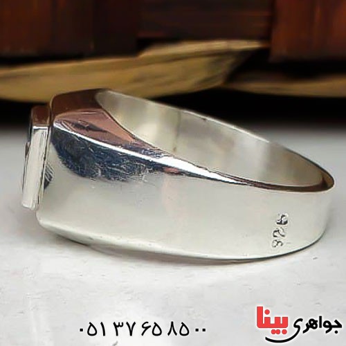 انگشتر نقره مردانه دست ساز حرز امام جواد (ع) _کد:22786