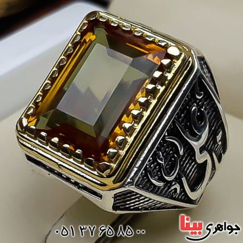 انگشتر الکساندریت فاخر و درشت مردانه _کد:22789