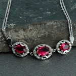 با نگین طرح توپاز رودیوم زنانه _کد:22812