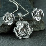 طرح گل رز با زنجیر ترک _کد:23058