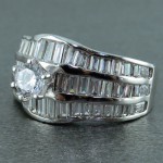 فلاور تک نگین روکش رودیوم _کد:23098