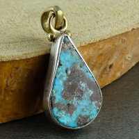 گردنبند فیروزه نیشابوری بسیار زیبا 