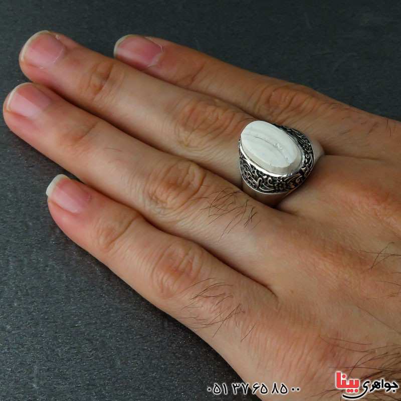 انگشتر خرمهره خاص مردانه بسیار زیبا _کد:23322