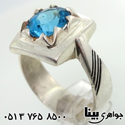 انگشتر توپاز کلاسیک مردانه
