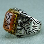 حسینی خطی با حکاکی یا زهرا _کد:23520