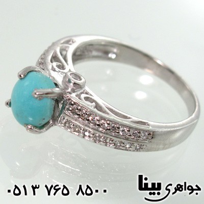 انگشتر فیروزه نیشابوری طرح سارا زنانه