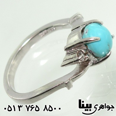 انگشتر فیروزه نیشابوری نگین عجمی زنانه