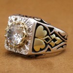 روسی (موزانایت) دور برلیانی مردانه _کد:23559