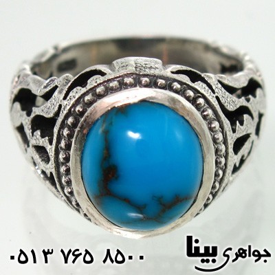 انگشتر فیروزه سنتی مردانه