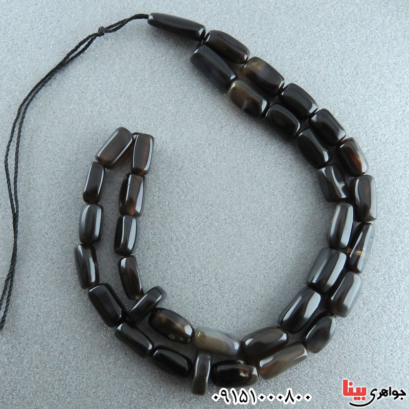 تسبیح عقیق یمنی جزع 33 دانه ای _کد:23776