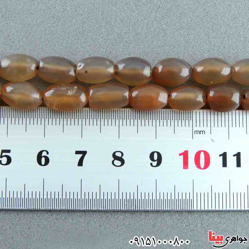 تسبیح عقیق یمنی جزع بسیار عالی 33 دانه ای _کد:23778