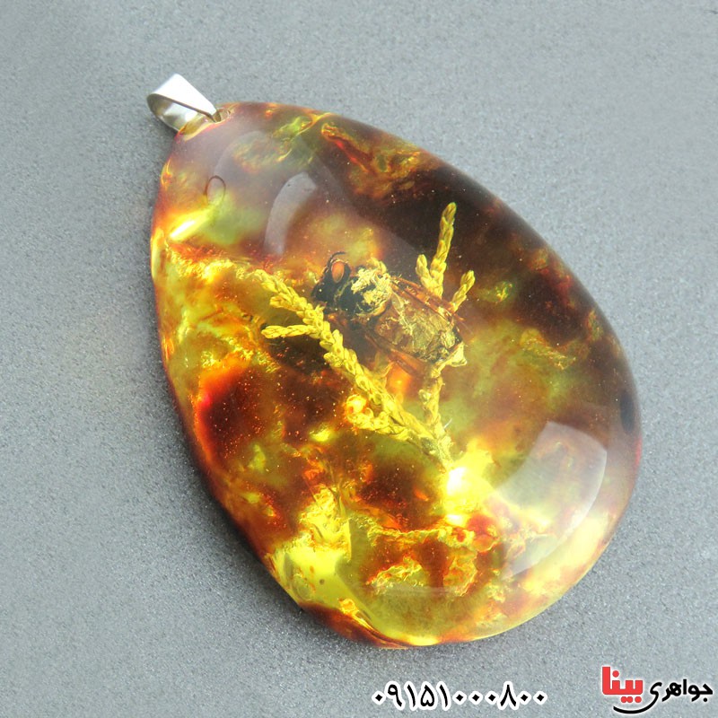 گردنبند کهربا خاص و زیبا _کد:23801