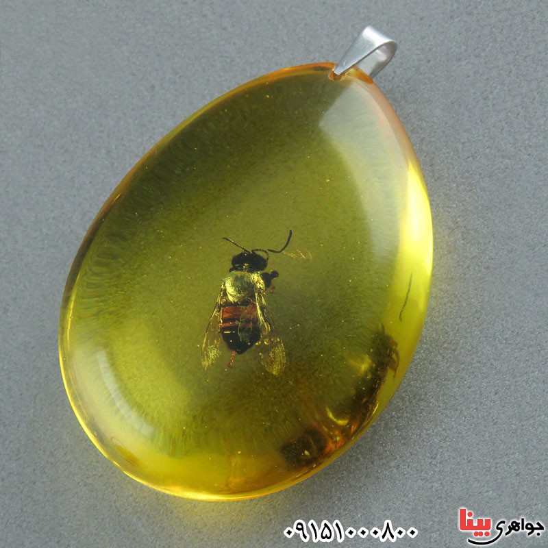 گردنبند کهربا زیبا و خوشرنگ _کد:23802