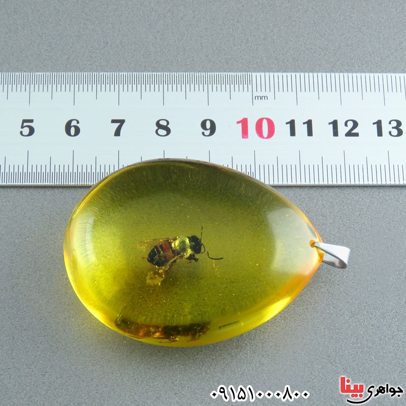 گردنبند کهربا زیبا و خوشرنگ _کد:23802