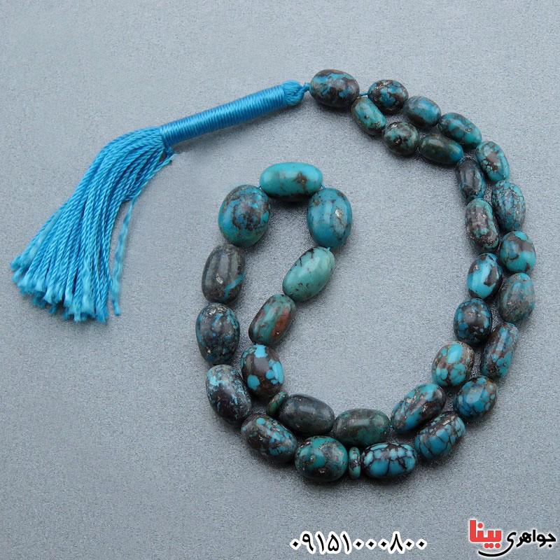 تسبیح فیروزه خوشرنگ و خاص نیشابوری _کد:23883