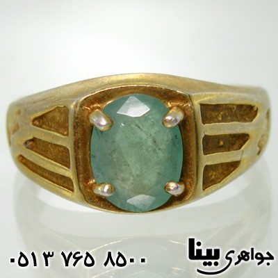 انگشتر زمرد تایلندی مردانه