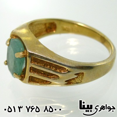 انگشتر زمرد تایلندی مردانه