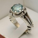 روسی (موزانایت) دست ساز و خاص _کد:23986