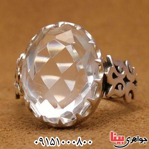 انگشتر در نجف تراش الماسی دست ساز مردانه _کد:24066