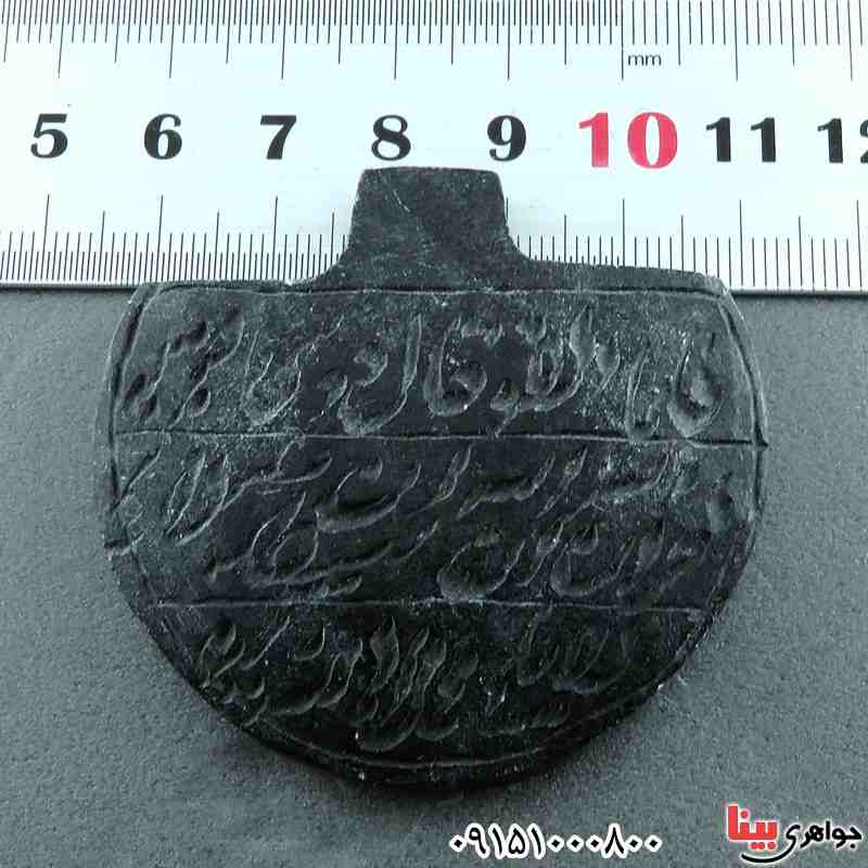 نگین انگشتر هبهاب عباس آبادی خطی با تراشی خاص _کد:24082