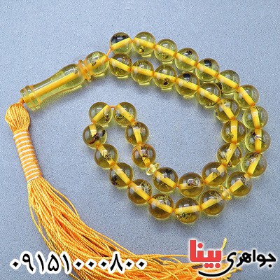 تسبیح کهربا پودری حشره ای خاص و زیبا 33 دانه ای تسبیح کهربا پودری حشره ای خاص و زیبا 33 دانه ای