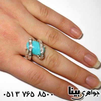 انگشتر فیروزه زنانه فاخر