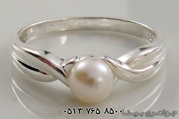 انگشتر مروارید ساده