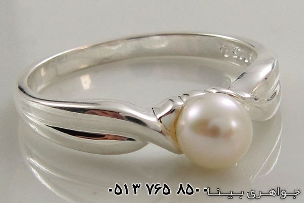 انگشتر مروارید ساده