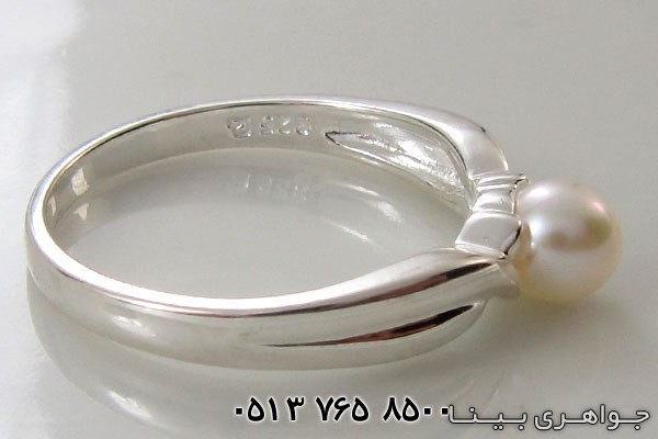 انگشتر مروارید ساده