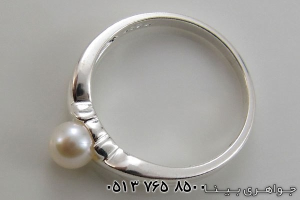انگشتر مروارید ساده