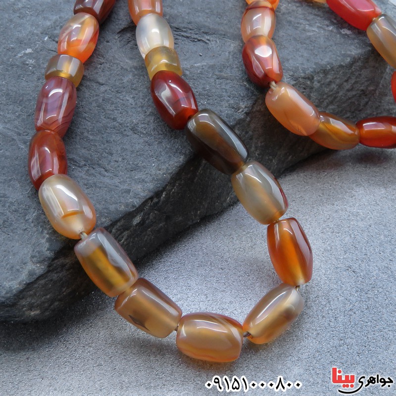 تسبیح عقیق یمنی 33 دانه ای خوشرنگ _کد:24306