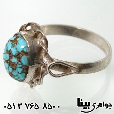 انگشتر فیروزه نیشابوری زنانه سنتی