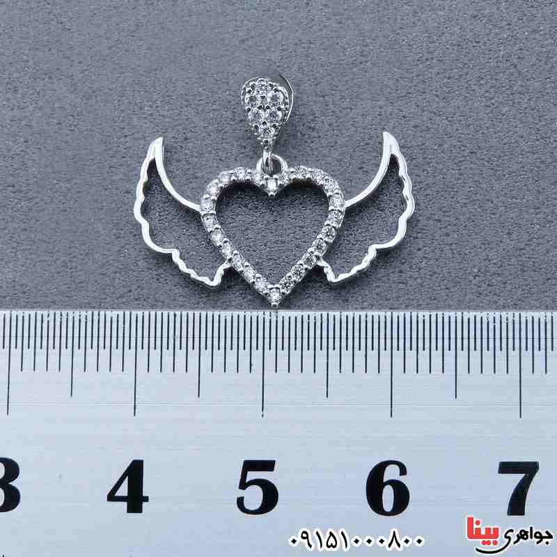 گردنبند نقره بسیار زیبا مدل قلب _کد:24312