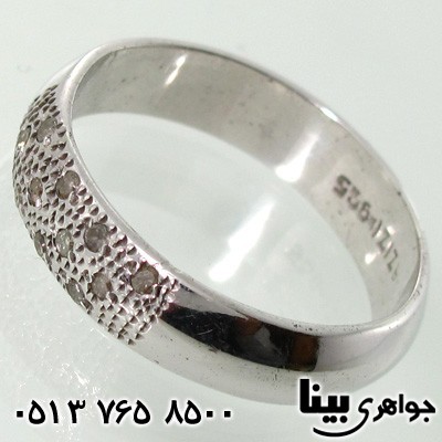 انگشتر الماس مردانه طرح حلقه