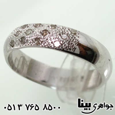 انگشتر الماس مردانه طرح حلقه