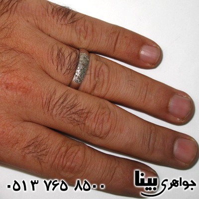 انگشتر الماس مردانه طرح حلقه