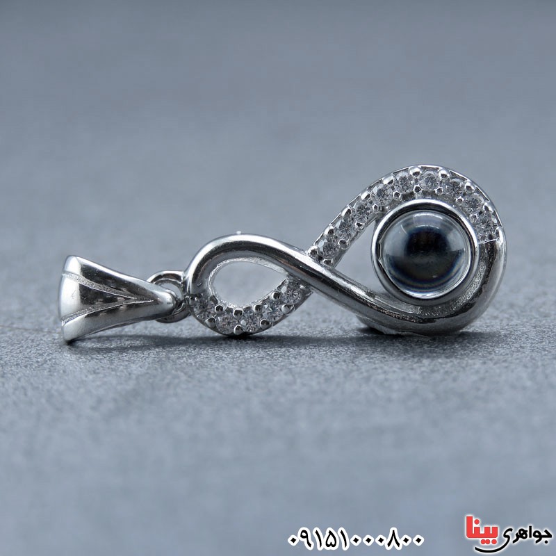 گردنبند نقره دوستت دارم با صد زبان خاص زنانه _کد:24362